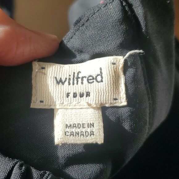 WILFRED, Black Strapless Cocktail Dress, Worn 1x Size 4 - Picture 7 of 9